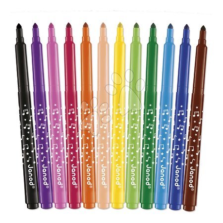 Crtanje i slikanje - Fixky Long-Lasting Felt-Tip Pens Janod