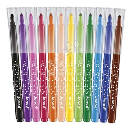 Crtanje i slikanje - Fixky Long-Lasting Felt-Tip Pens Janod_1