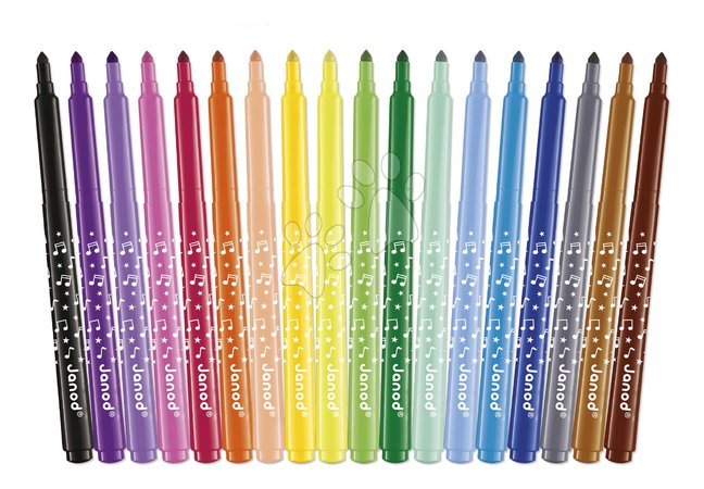 Crtanje i slikanje - Fixky Long-Lasting Felt-Tip Pens Janod