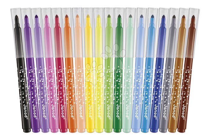 Crtanje i slikanje - Fixky Long-Lasting Felt-Tip Pens Janod_1