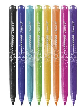 Crtanje i slikanje - Fixky s trblietkami Glitter Felt-tip Pens Janod