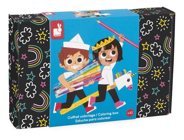 Crtanje i slikanje - Výtvarný kufrík Coloring Box Janod - 3