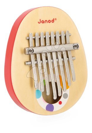 Instrumente de jucărie din lemn - Instrument muzical din lemn kalimba Confetti Janod - 2