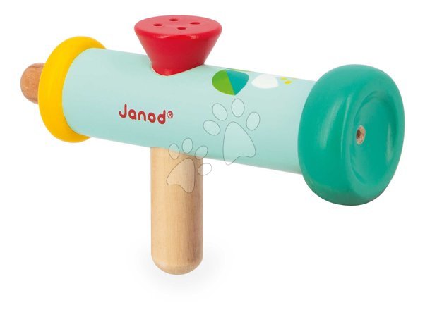 Dřevěné hudební nástroje - Drevený hudobný nástroj trúbka Trumpet Gioia Janod - 2