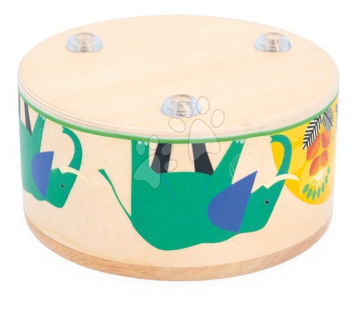 Instrumente de jucărie din lemn - Instrument muzical de lemn tobă Drum Gioia Janod - 5