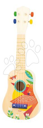 Dřevěné hudební nástroje - Drevený hudobný nástroj ukulele Gioia Janod - 2