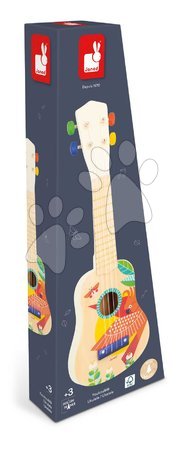 Dřevěné hudební nástroje - Drevený hudobný nástroj ukulele Gioia Janod - 4