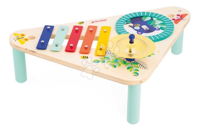 Instrumente de jucărie din lemn - Măsuță muzicală din lemn Musical Table Gioia Janod - 5