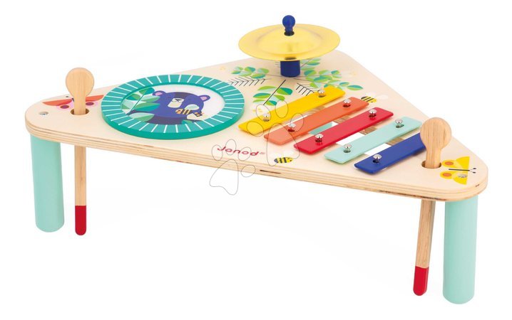 Instrumente de jucărie din lemn - Măsuță muzicală din lemn Musical Table Gioia Janod - 8