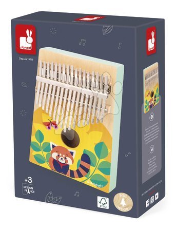 Instrumente de jucărie din lemn - Instrument muzical de lemn kalimba Gioia Janod - 5