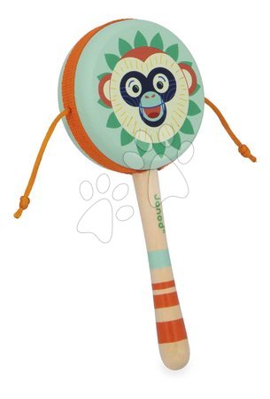 Black Friday from manufacturer Janod | Stran 12 - Drevený hudobný nástroj ručný bubienok Monkey Hand Drum Gioia Janod_1
