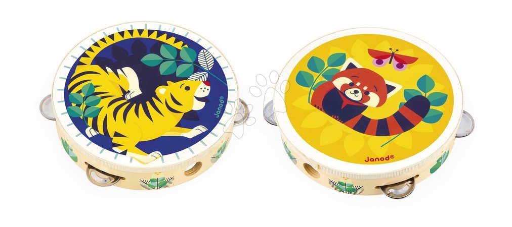 Musikinstrumente aus Holz - Holztamburin Tambourine Gioia Janod - 5