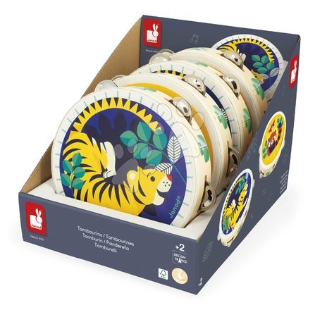 Musikinstrumente aus Holz - Holztamburin Tambourine Gioia Janod - 8