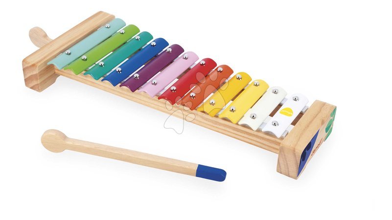 Dřevěné hudební nástroje - Drevený xylofón Xylophone Gioia Janod - 3