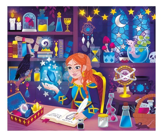 Ръчни работи и творчество | Страница 6 - Mini kreatívna sada trblietavé obrázky Magická škola Magic School Atelier Janod_1