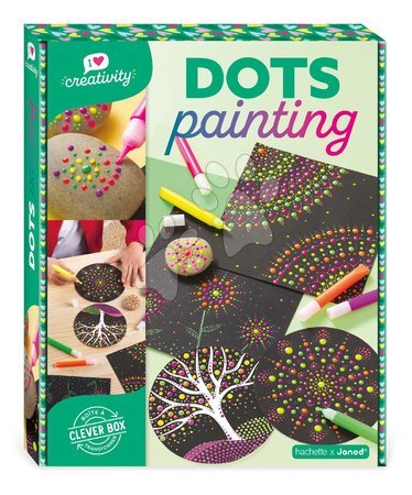 Рисуване и боядисване - Макси креативен комплект Боядисване с точки Dots Painting Atelier Janod - 9