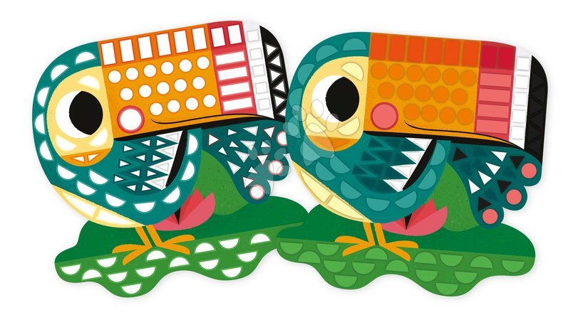 Ръчни работи и творчество - Макси креативен комплект лепене на животни My Arts&Crafts Stickers and Decors Atelier Janod - 4