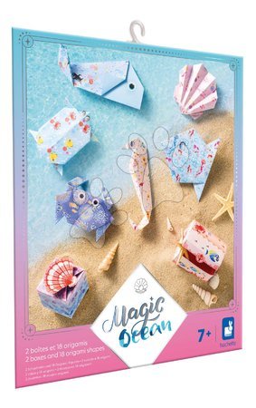 Kézimunka és alkotás - Mini kreatív készlet Mágikus óceán Origami Atelier Janod - 14