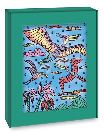 Рисуване и боядисване - Maxi креативен комплект Рисуване Динозавър Magic Painting Dinosaur Atelier Janod - 4
