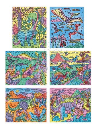 Рисуване и боядисване - Maxi креативен комплект Рисуване Динозавър Magic Painting Dinosaur Atelier Janod - 16
