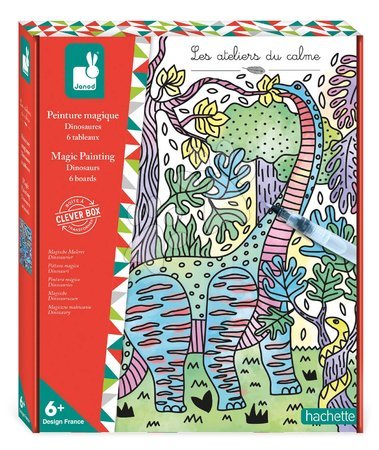 Рисуване и боядисване - Maxi креативен комплект Рисуване Динозавър Magic Painting Dinosaur Atelier Janod - 18