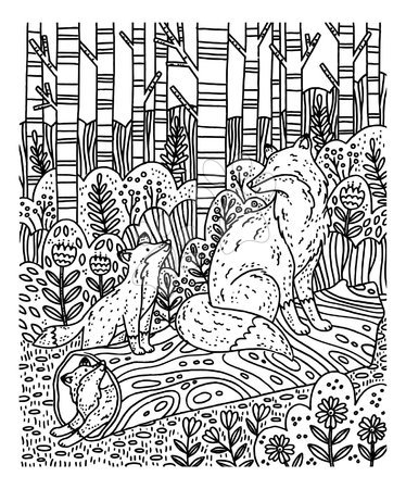 Рисуване и боядисване - Maxi kreatívna sada Maľovanie Lesné zvieratká Magic Painting Forest Atelier Janod_1