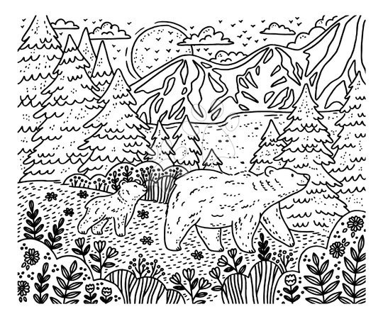 Рисуване и боядисване - Maxi креативен комплект Рисуване Горски животни Magic Painting Forest Atelier Janod - 13