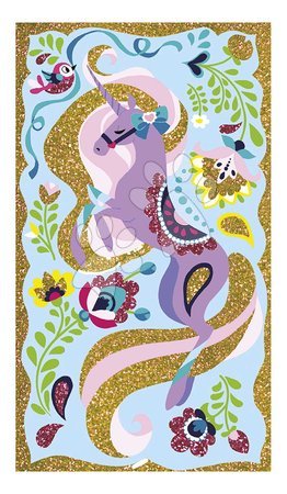 Ръчни работи и творчество - Midi креативен комплект цветен пясък Еднорог Glitter Unicorns Atelier Janod - 5