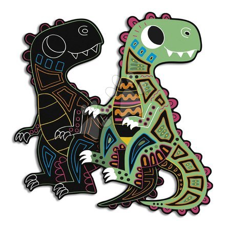 Ръчни работи и творчество | Страница 6 - Mini kreatívna sada Dinosaury Scratch Art Dinosaur Cut Outs Atelier Janod_1