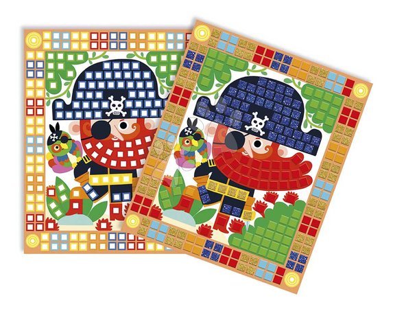 Ръчни работи и творчество | Страница 6 - Mini kreatívna sada Mozaika Piráti Mosaics Pirates Atelier Janod_1