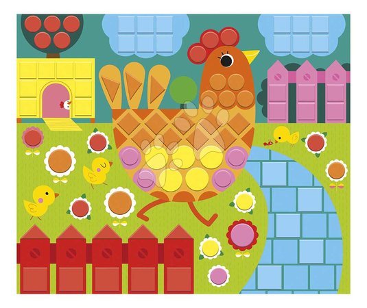 Ръчни работи и творчество | Страница 6 - Mini kreatívna sada Mozaika Zvieratká Mosaics Animals Atelier Janod