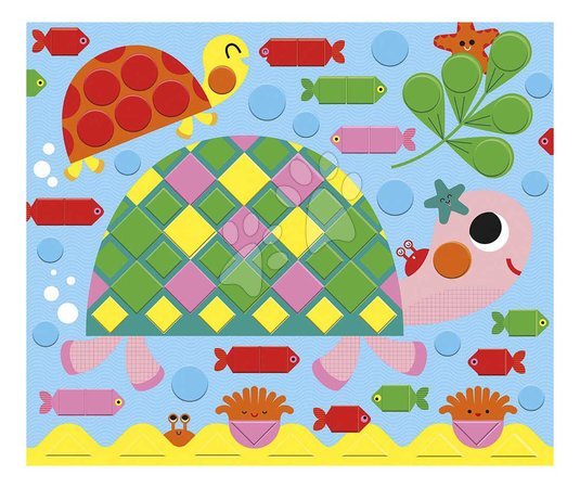Ръчни работи и творчество - Мини творчески комплект Мозайка Животни Mosaics Animals Atelier Janod - 3