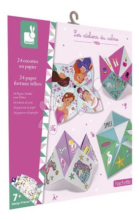 Travaux manuels et créatifs - Mini kreatívna sada Nebo peklo raj Origami Paper Fortune Tellers Atelier Janod - 30