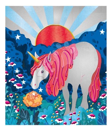 Kreslení a malování - Maxi kreatívna sada 3D maľovanie Jednorožce Pearlescent and 3D Painting Unicorns Atelier Janod - 5