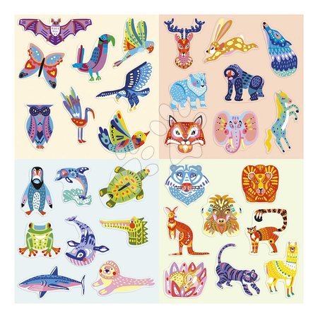 Ръчни работи и творчество - Макси креативен комплект Животни Animal Creations Мулти-активен кутия Atelier Janod - 20