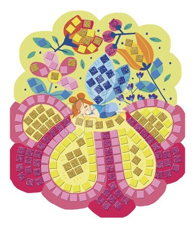 Trabalhos manuais e criação - Maxi conjunto criativo Mosaico Fadas Mosaicos Fadas Atelier Janod - 5