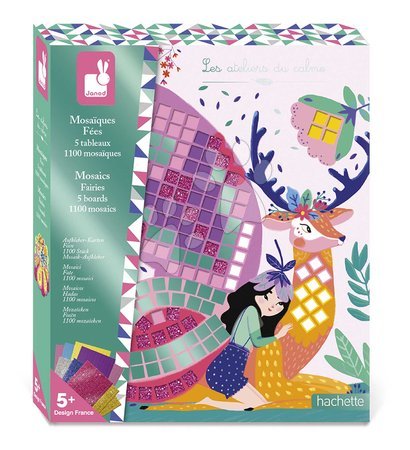 Trabalhos manuais e criação - Maxi conjunto criativo Mosaico Fadas Mosaicos Fadas Atelier Janod - 18
