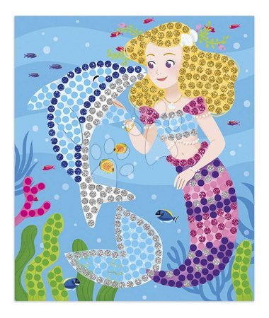 Ръчни работи и творчество | Страница 3 - Maxi kreatívna sada Mozaika Delfíny a Morské panny Mosaics Dolphins and Mermaids Atelier Janod