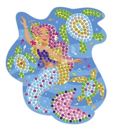 Trabalhos manuais e criação - Maxi conjunto criativo Mosaico Golfinhos e Sereias Mosaics Dolphins and Mermaids Atelier Janod - 5