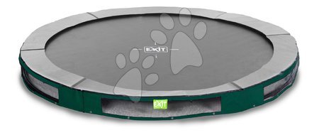 Hračky pre všetkých od 10 rokov - Trampolína Elegant Premium Ground Sports Green Exit Toys_1