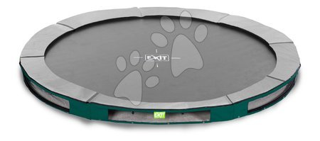Bodentrampoline - Trampolin Elegant Premium Ground Sports Grün Exit Toys - 1