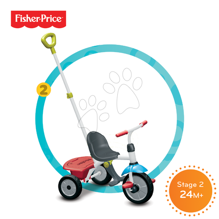 Tříkolky od 10 měsíců - Tříkolka Fisher-Price Jolly smarTrike - 2