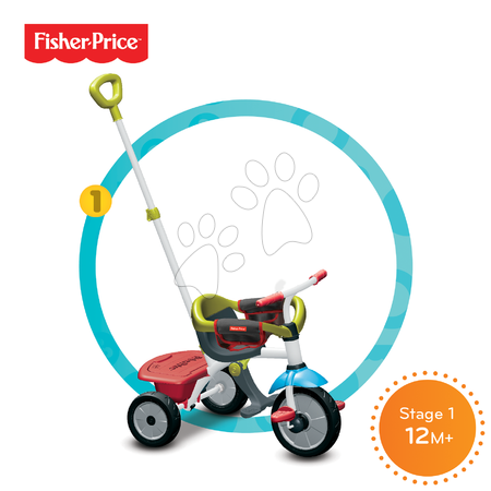 Tříkolky od 10 měsíců - Tříkolka Fisher-Price Jolly smarTrike - 3
