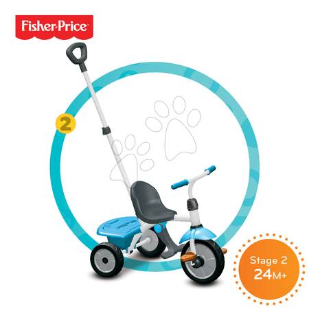 Tříkolky od 10 měsíců - Tříkolka Fisher-Price Jolly smarTrike - 2