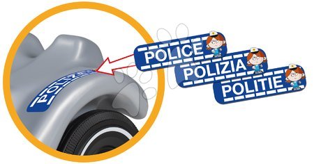 Odrážedla od 12 měsíců - Odrážedlo Bobby Classic Police BIG - 4