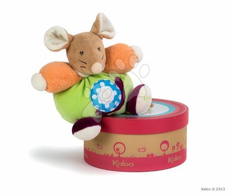 Hračky pre bábätká - Plyšová myška Colors-Chubby Mouse Snail Kaloo