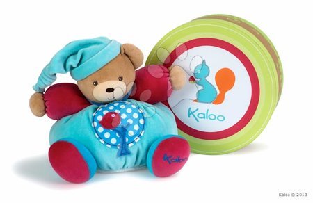 Plyšové medvede - Plyšový medvedík Colors-Chubby Bear Apple Tree Kaloo s hrkálkou 25 cm v darčekovom balení pre najmenších_1
