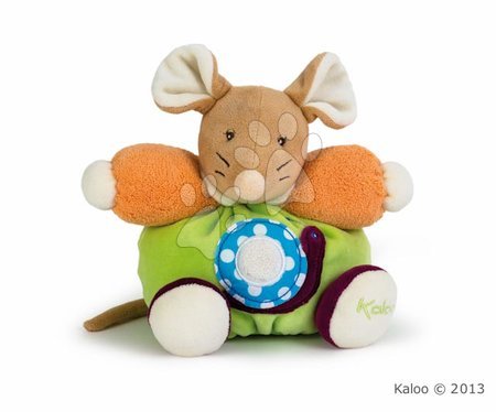 Plyšové zvieratká - Plyšová myška Colors-Chubby Mouse Snail Kaloo - 2