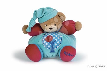 Plyšové medvede - Plyšový medvedík Colors-Chubby Bear Apple Tree Kaloo s hrkálkou 25 cm v darčekovom balení pre najmenších