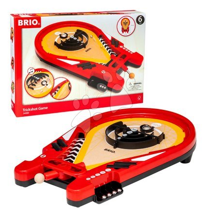 Ab 3 bis 6 Jahren - Drevená hra na presný zásah Trickshot Game BRIO_1